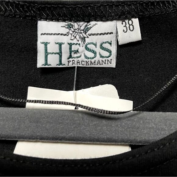 NWT HESS FRACKMANN Linen Crochet Puff Sleeve Top 8 - Picture 5 of 9